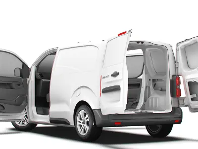 Vauxhall Vivaro Electric Van L1 HQ Interior 2024 3D model