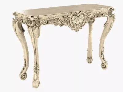 Louis XIV classic console table 3D model