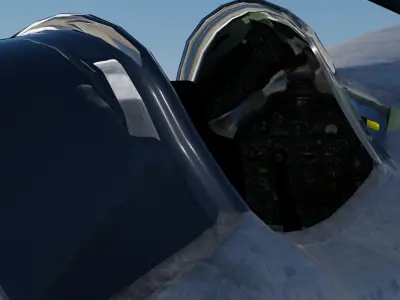 Spitfire Hf mk VII Game and Subdivision ready Free low-poly 3D model