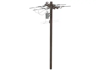 Utility Pole 3D model order