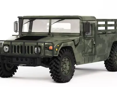 Humvee Military M998 3D model