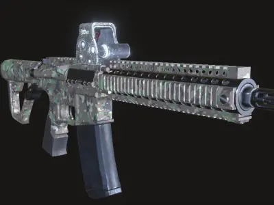 MK18 Weapons Pack Free 3D model