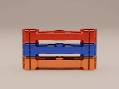Triple Clamp Supermoto VmRacing 3D model