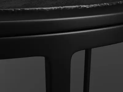 Knurl Small Accent Table 3D model