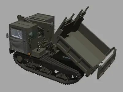 JGSDF Material carrier 2set 3D model