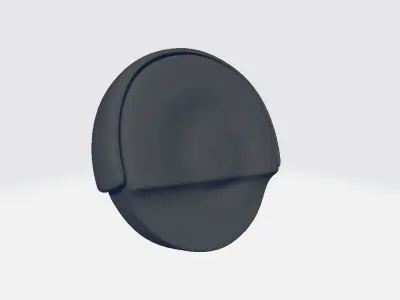 Head Components Headset Low-poly 3D model