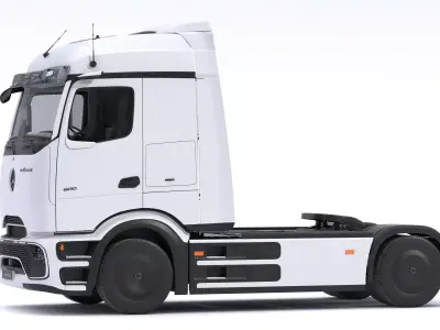 Mercedes Benz Eactros 600 Electric Truck 3D model