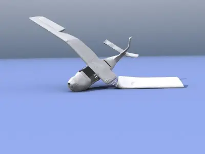 Plane Wreck 3D model
