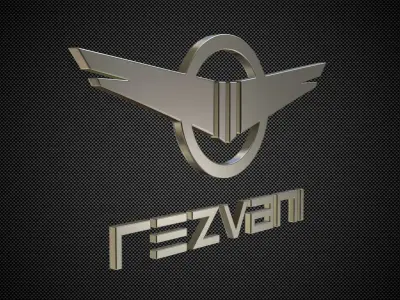 rezvani logo 3D model