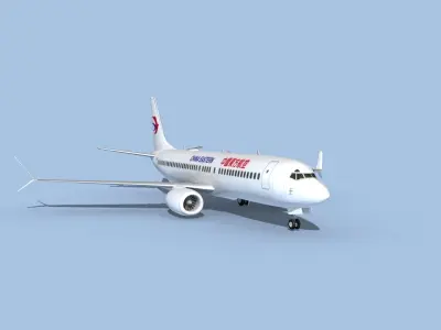 Boeing 737-800 Max China Eastern 3D model