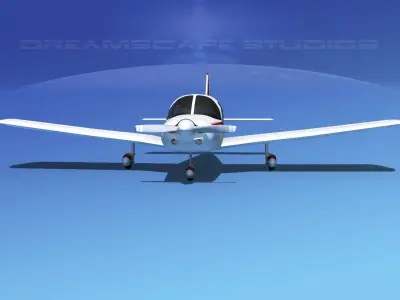 Piper PA-28 V17 3D model
