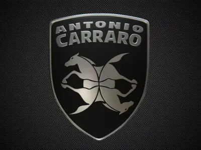 antonio carraro logo 3D model