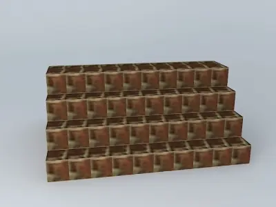 Bricks stack of Free 3D model