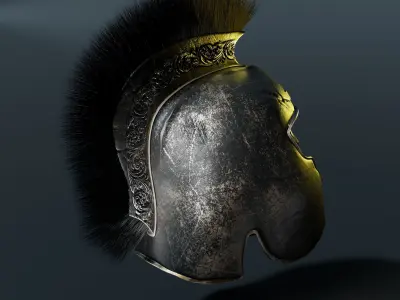 Helmet of Achilles 3D model 3D model
