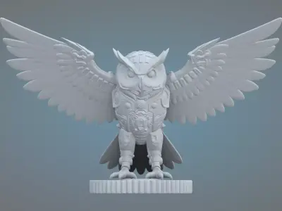 Sci-Fi Mechanical Owl PM-23 3D print model