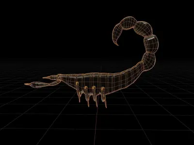 Scorpion  Low-poly 3D model