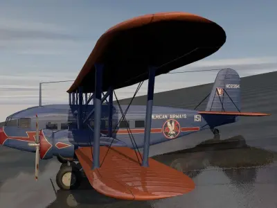 Curtiss T-32 Condor II 3D model