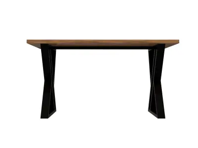 Table Iron Skeletion Low-poly 3D model