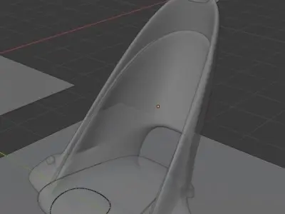 Car seat concept model - The CUDDLE concept 3D model