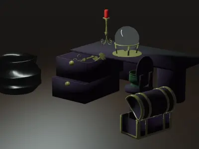 Witch Furniture 3D model