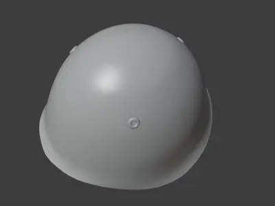 Italian Army M33 Helmet Low-poly 3D model