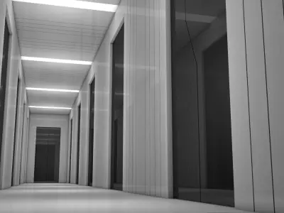 Sci Fi Interior 3D model 87