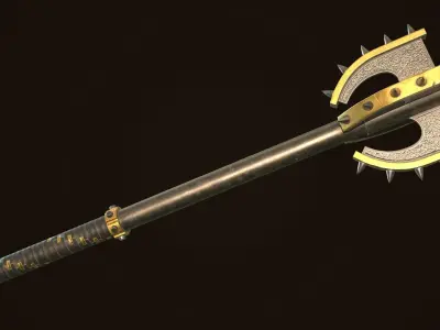 Mace 12 Low-poly 3D model