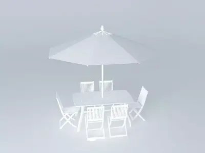 garden table Free 3D model purchase