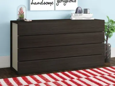 Mcgruder Drawer Dresser Free 3D model