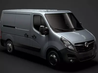 Vauxhall Movano L1H1 Van 2020 3D model