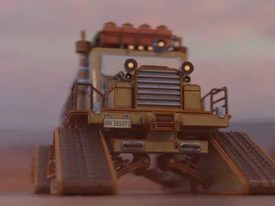 Travell car 3D model