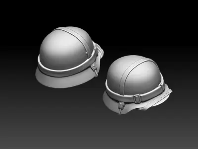 helmet wwii 3D print model