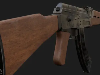 AK-47 Assault Rifle 3D model
