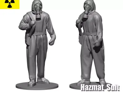 Hazmat suit 3D print model
