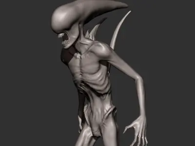 Alien Neomorph 3D model purchase