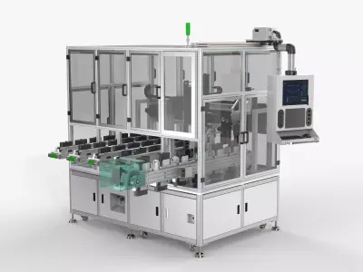 Automatic Power Battery Sorting Machine 3D model