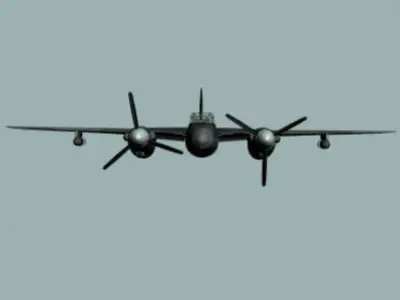 RAF WWII Mosquito FB-VI  fighter bomber  3D model