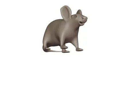 Low Poly Rat - Game Ready 3D Model 3D model