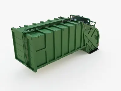 Garbage container 3D model