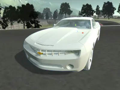 Camaro chevrolet of 2009 Free 3D model