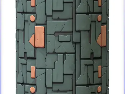 SciFi Seamless Texture Texture 84