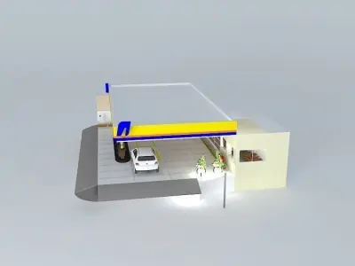 Ipiranga station - Treble Free 3D model
