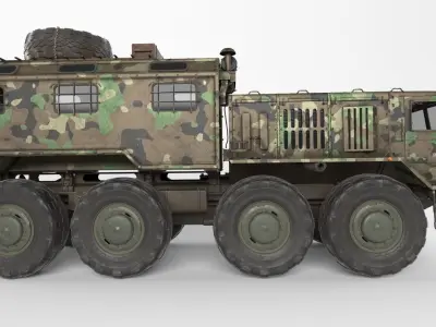 Maz 537 Kung 3D model