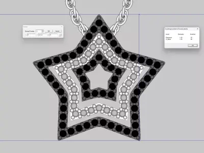 Star Pendant  3D print model buy