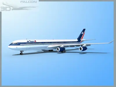 Falcon3D A340-600 Air Transat 3D model