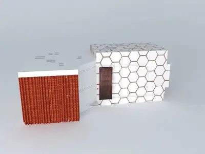 office cabinet for garments product 3D model