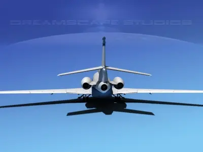 Dassault Falcon 7X V05 3D model