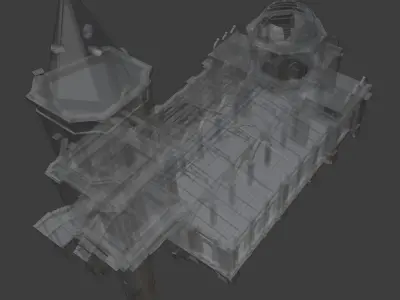 Pubg Church 3D model