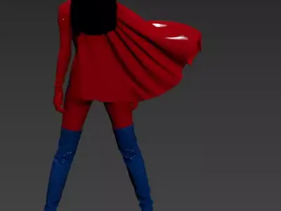 36 United States of America - Supergirl 3D model