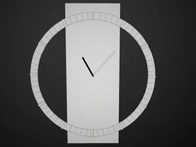 Modern Clock Free 3D model purchase